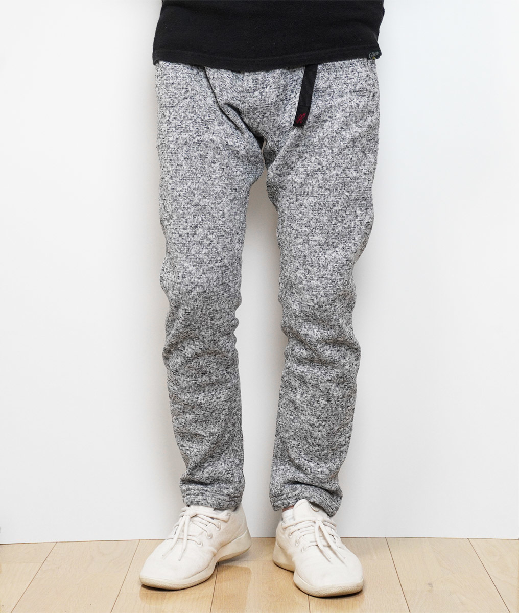 GRAMICCI × CIAOPANIC 別注 フリースナローパンツ【S】グレー グラミチ チャオパニック コラボ アウトドア クライミング CP16P0020390100