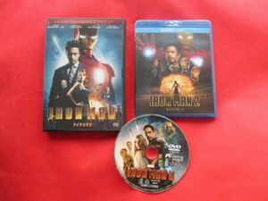 アイアンマン 1 2 3 シリーズ3作品 DVDセット 国内販売 セル版 中古品 [注意: アイアンマン3はケース欠品、DVDのみです。] IRONMAN