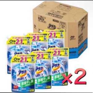 アタック 抗菌EX スーパークリアジェル 洗濯洗剤 詰め替え 特大サイズ 梱販売用(1.6kg*12個)