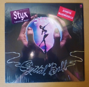 STYX「CRYSTAL BALL」米ORIG [A&M] ステッカー有シュリンク美品