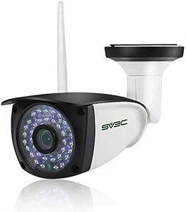720P SV3C 720P 防犯カメラ 屋外用 Wifi IPカメラ ネットワークカメラ ワイヤレス 夜間撮影 動体検知機能 遠隔操作対応 IP66防水
