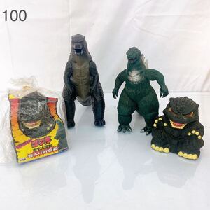 BN46 バンプレスト BANDAI バンダイ 東宝 ゴジラ GODZILLA フィギュア まとめ 人形 ソフビ 当時物 昭和 貯金箱 中古 現状品
