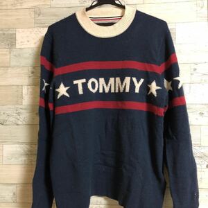 19AW TOMMY JEANS トミージーンズ ビッグ ロゴ 星 ニット セーター