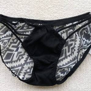Absorle アブソール ビキニ ショーツ Mサイズ フロントSexy&バックシースルー ブラック ☆送料無料