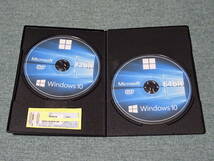 ★バージョン2004★ Windows10 64bit/32bit 2枚付き インストールDVD　正規プロダクトキー　ジャケット付きトールケース仕様_画像2