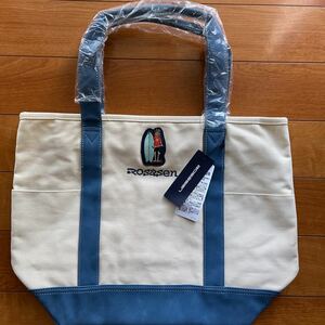 送料無料Rosasen GOLFロサーセンゴルフ希少ロッカーバッグ合成皮革フェイクレザー×キャンバス多収納Pocket底板付アイボリー(半額以下)新品