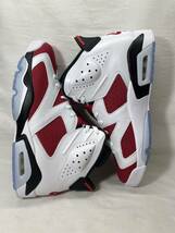 ■ 未使用 NIKE AIR JORDAN 6 RETRO ナイキ エア ジョーダン レトロ カーマイン OG HIGH 29㎝ CT8529-106_画像2