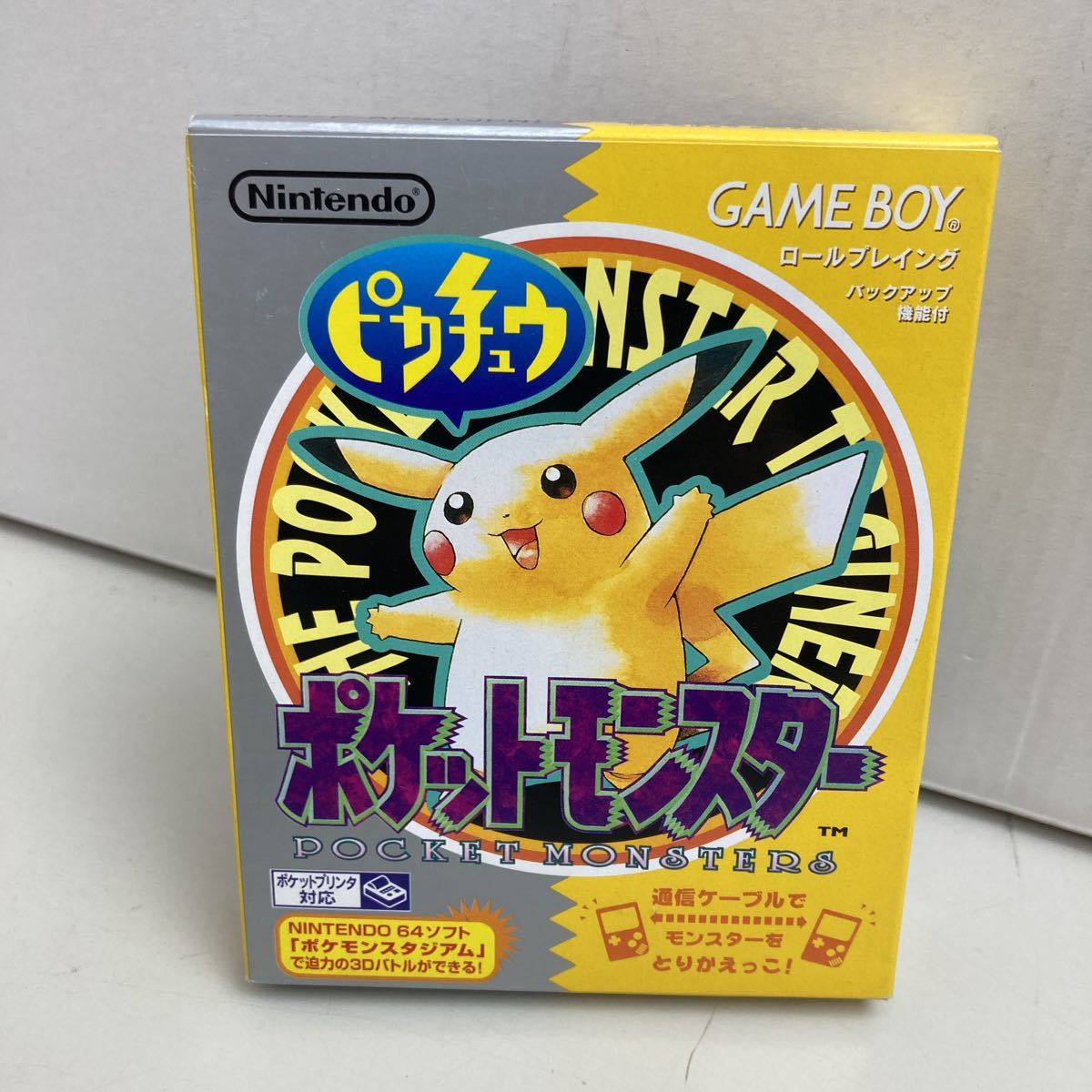 新品同様 Zh レア品 新品未使用品 ポケットモンスター ピカチュウ ゲームボーイ Pocket Monsters ポケモン 美品 当時物 絶版 希少 ロールプレイング