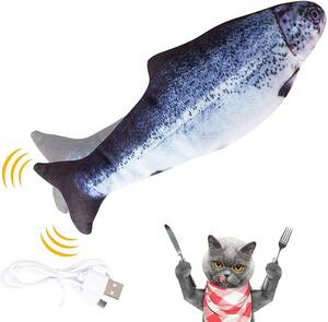 動く魚のおもちゃ キャットニップ おもちゃ 鮒魚 猫用ぬいぐるみ 魚 電動魚