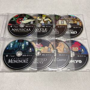 【未使用品】宮崎駿監督作品 北米版ジブリ DVD 8本セット 英語
