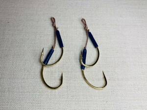  hand made step difference hook circle seigo Gold #3/0 ×2