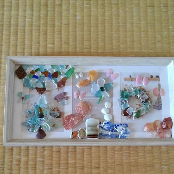 シーグラス アート作品3