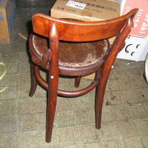 古い 木製の椅子 ◆アンティ-ク 【保管 舗】の画像2
