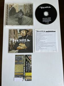 【帯付き　本体美品】TWISTA トゥイスタ THE DAY AFTER ザ・デイ・アフター【送料スマートレター180円】ラップ　ヒップホップ　希少