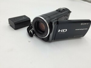 ♪▲【SONY ソニー】デジタルHDビデオカメラレコーダー バッテリー付き HDR-CX170/NP-FV50 0119 8