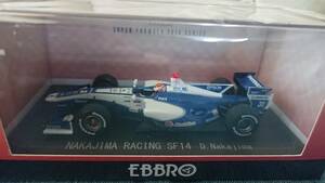 1/43 EBBRO 2014年スーパーフォーミュラ ナカジマレーシングSF14#31 中嶋大祐