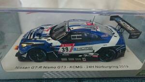 1/43 SPARK 2019年ニュルブルクリンク24時間レース ニッサンGT-R NISMO GT3#39 N・メンゼル、E・リベラティ、C・ヨンス、M・バクシビエール