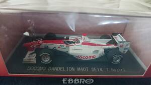 1/43 EBBRO 2014 year super Formula DoCoMo Dan ti Ryan M40T#40....