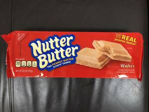 〈NABISCOナビスコ〉 NutterButter 1袋（297ｇ） アメリカ USA 手土産 ギフト 菓子 デザート ナッツ・ピーナッツバターウエハースクッキー