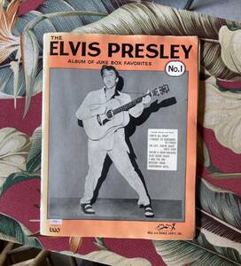 The Elvis Presley Album of Juke Box Favorites .. Sheet Music Vintage Song Book エルビスプレスリー ロカビリー