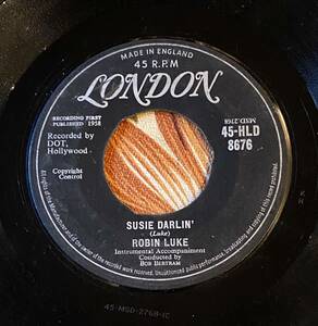 ROBIN LUKE UK Original 7inch SUSIE DARIN’ オールディーズ ロカビリー