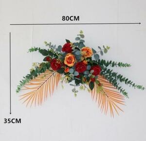  hand made * artificial flower * wall decoration ** ornament * approximately 80cm* art flower *3