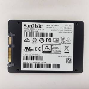 【送料無料・SSD240GB】サンディスク SanDisk(管:CW2-SD-800851)2.5インチ SDSSDHII-240G 6Gb/s フォーマット済み