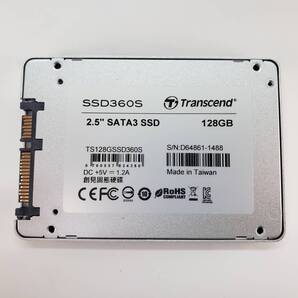 ■送料無料■【SSD128GB】★Transcend ★(管:CW3-TR-611488)2.5インチ ■TS128GSSD360S■6Gb/s フォーマット済み