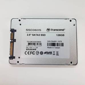 ■送料無料■【SSD128GB】★Transcend ★(管:CW3-TR-611678)2.5インチ ■TS128GSSD360S■6Gb/s フォーマット済み