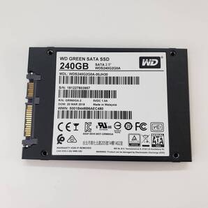 【送料無料・SSD240GB】WD ウェスタンデジタル(管:CW3-WD-803957)2.5インチ WDS240G2G0A-00JH30 6Gb/s フォーマット済み