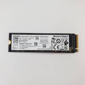 【使用0時間・高速SSD NVMe 512GB】Western Digital製(管:CW3-WD-461404)SN730 SDBPNTY-512G-1012 動作確認済み フォーマット済み