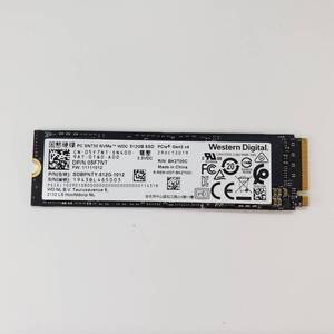 【使用0時間・高速SSD NVMe 512GB】Western Digital製(管:CW3-WD-465003)SN730 SDBPNTY-512G-1012 動作確認済み フォーマット済み