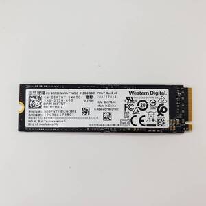 【使用0時間・高速SSD NVMe 512GB】Western Digital製(管:CW3-WD-472801)SN730 SDBPNTY-512G-1012 動作確認済み フォーマット済み