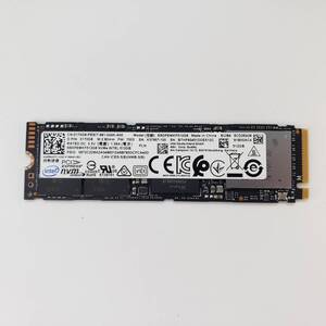 【使用1時間・高速SSD NVMe 512GB】intel インテル製(管:CW3-IN-DE512C)SSDPEMKF512GB 動作確認済み フォーマット済み