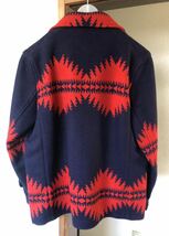 美品 ペンドルトン Pendleton トーマスケイ コレクション 限定生産モデル ウール ネイティブ柄 ジャケット コート sizeM ショール カラー_画像7