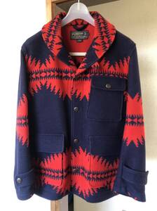 美品 ペンドルトン Pendleton トーマスケイ コレクション 限定生産モデル ウール ネイティブ柄 ジャケット コート sizeM ショール カラー