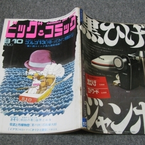 FSLe1970/08/10：ビッグコミック/さいとう・たかを/石森章太郎/篠原とおる/滝田ゆう/手塚治虫/楳図かずおの画像1