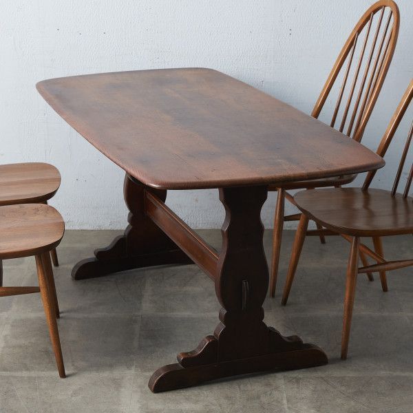 IZ64958C☆ERCOL オールドコロニアル リフェクトリーテーブル 英国 机