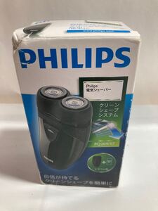 フィリップス ポータブルシェーバー メンズ電気シェーバー 乾電池式 ブラック PQ209/17 新品訳あり(外箱ダメージ)
