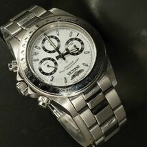 INVICTA インビクタ 9211 デイトナダイアル クロノグラフ ホワイト スピードウェイ_画像4