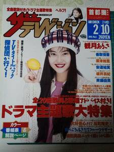 ザ・テレビジョン 首都圏版 1995年2月10日号 No.6 反町隆史2pフォークダンスDE成子坂1p香取慎吾3p劇団四季/CTAS2p ヘルプ！4pザ・主題歌8p