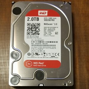 WD RED 2.0TB (訳あり) SATA HDD WD20EFRX