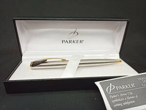 ◎パーカー◎PARKER ツイスト式ボールペン UK刻印 RENESAS 保証書 箱 文房具 筆記具 美品