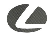 ハセプロ マジカルカーボン ステアリングエンブレム用 レクサス2 レギュラーカラー ブラック CESL-2