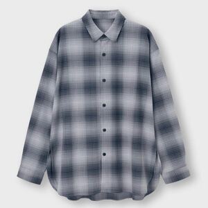 GU スリットロングシャツ　L