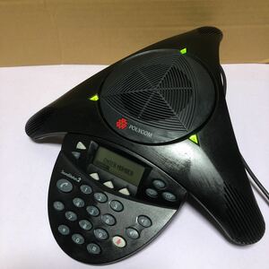  used good goods POLYCOM poly- com Soundstation2 sound meeting system the first period . settled tube number SHM011