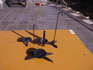 【H20119】飛騨のろうそく立て ローソク立て　キャンドルスタンド　燭台　3個セット 和風　金属製