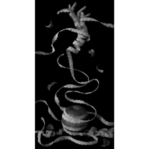 Печатный фото коллаж "символизирует" монохромное обнаженная женщина обнаженная цифровая синтетическая фото коллаж Art Asayo Kawase Современное искусство