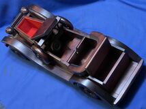 昭和レトロ 木製クラシックカー『 1933 PACKARD 』全長58cm - 木のおもちゃ メーカー不明 1933 パッカード 木製オープンカー -_画像9