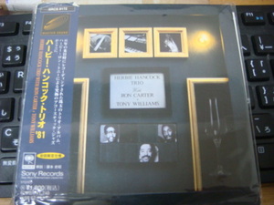 HERBIE HANCOCK TRIO ’81 RON CARTER TONIY WILLIAMS 紙ジャケ ｃｄ ハービー ハンコック トリオ